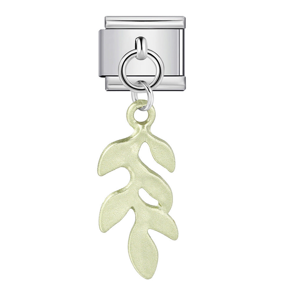 Cute Pendant Hook Style Stainless Steel Italian Charm Links