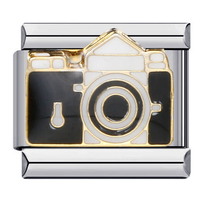 Music Theme Welded Italian Charm Stainless Steel