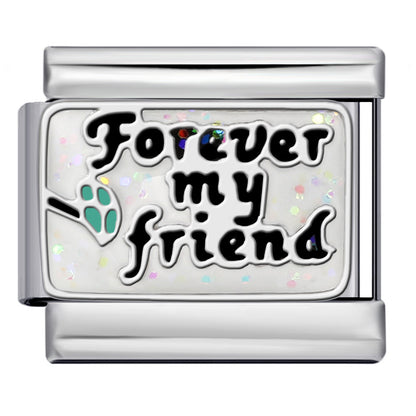 Friendship series stainless steel gold-plated welding diy italian module bracelet italian charm bracel