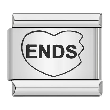 Laser Engraved Pattern Stainless Steel Italian Charm Links