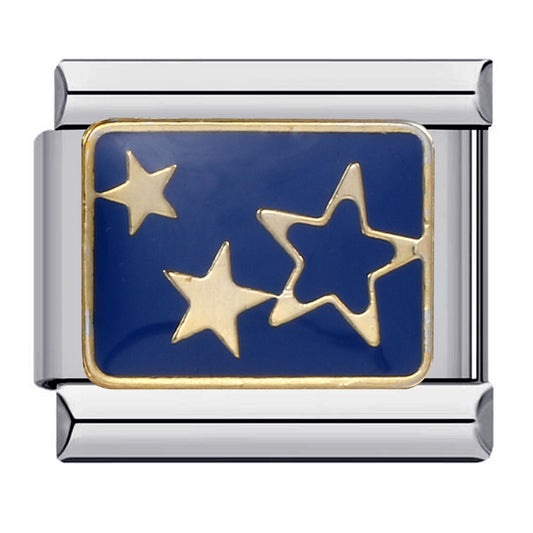 Starry sky universe series welding pattern italian module bracelet italian charm bracelet
