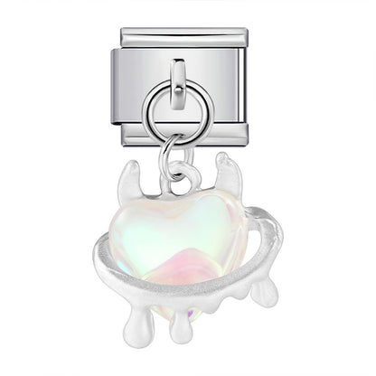 Cute Pendant Hook Style Stainless Steel Italian Charm Links