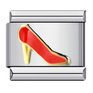 Gold Plated Enamel Italian Charm Stainless Steel