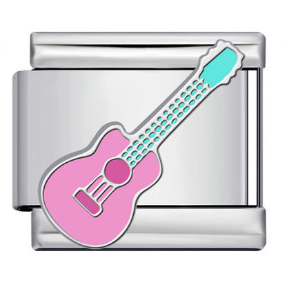 Music Theme Welded Italian Charm Stainless Steel