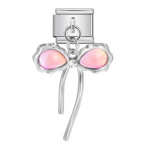 Hook butterfly pendant italian modular bracelet stainless steel patchwork strap chain italian charm