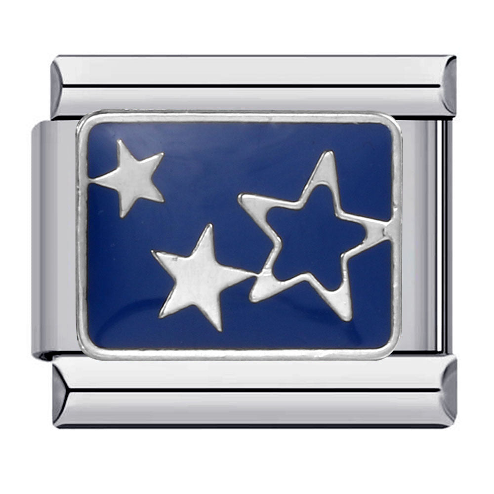 Starry sky universe series welding pattern italian module bracelet italian charm bracelet
