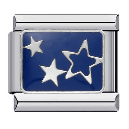 Starry sky universe series welding pattern italian module bracelet italian charm bracelet