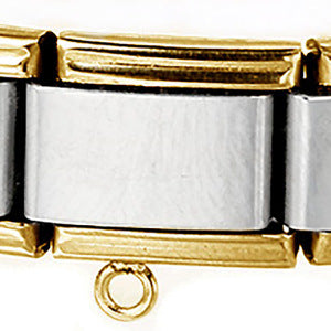 Photo multifunctional italian module bracelet square elastic patchwork stainless steel watch strap italian charm