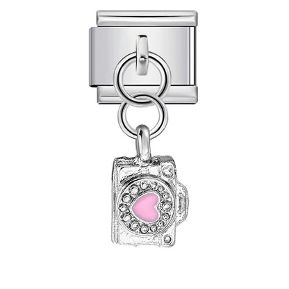 Single Animal Pendant Italian Modular Bracelet, Hook Strap Chain Italian Charm
