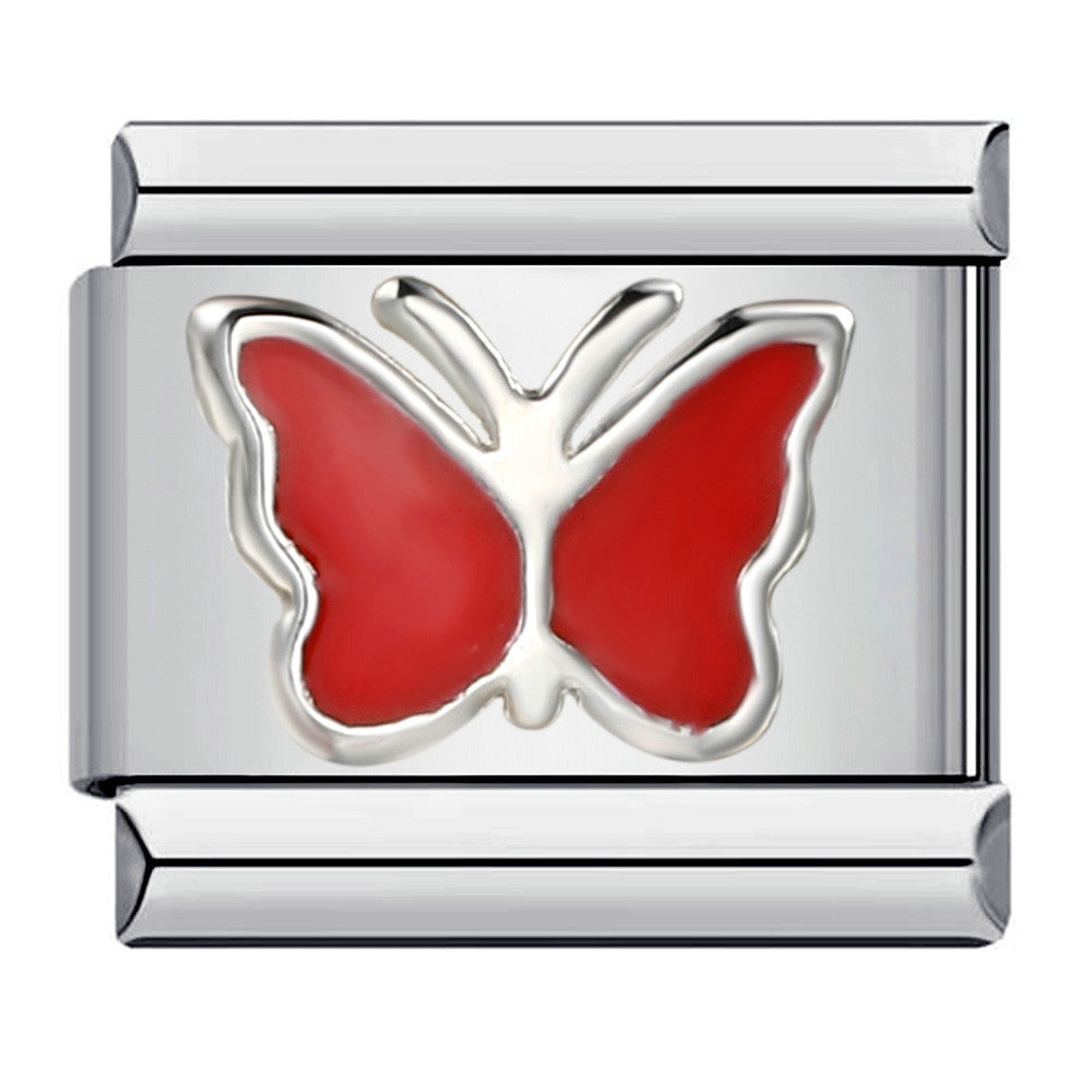 Gold Plated Enamel Italian Charm Stainless Steel