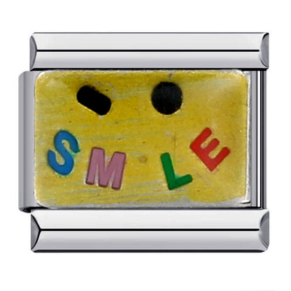 Good mood Italian module bracelet DIY welding drip bracelet, elastic splicing stainless steel strap chain