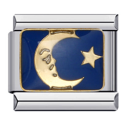 Starry sky universe series welding pattern italian module bracelet italian charm bracelet