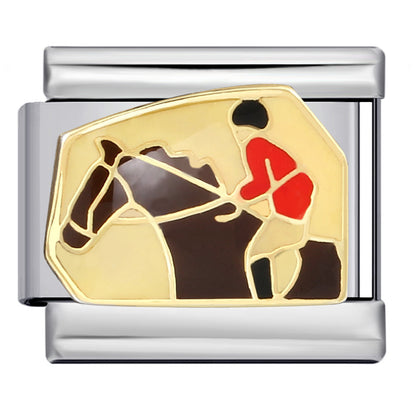 Music Theme Welded Italian Charm Stainless Steel
