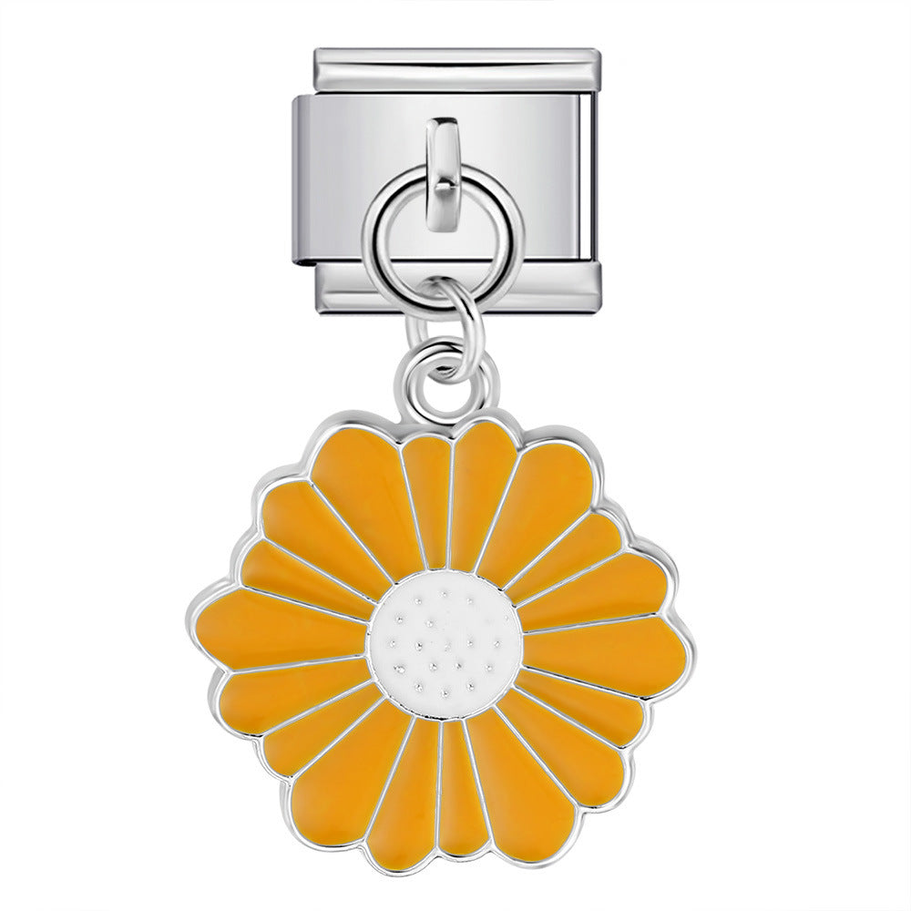 Cute Pendant Hook Style Stainless Steel Italian Charm Links