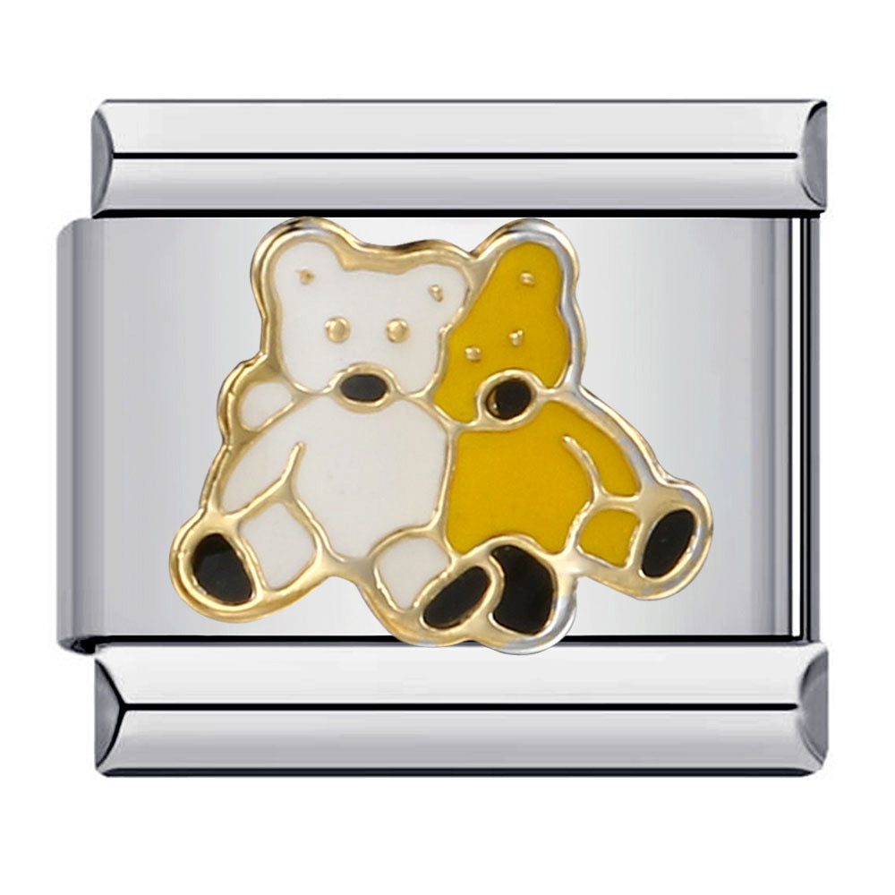 Friendship series stainless steel gold-plated welding diy italian module bracelet italian charm bracel