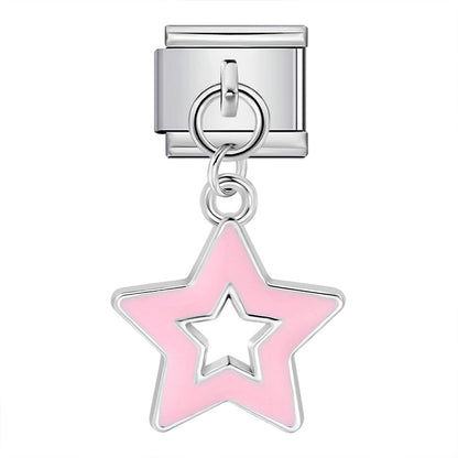 Cute Pendant Hook Style Stainless Steel Italian Charm Links