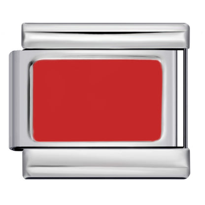 Star Eye Stamped Enamel Italian Charm Stainless Steel