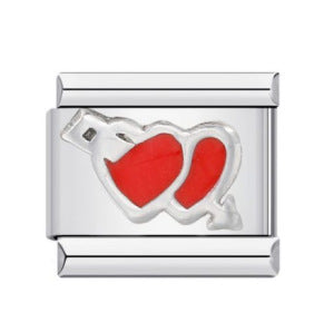 Gold Plated Enamel Italian Charm Stainless Steel