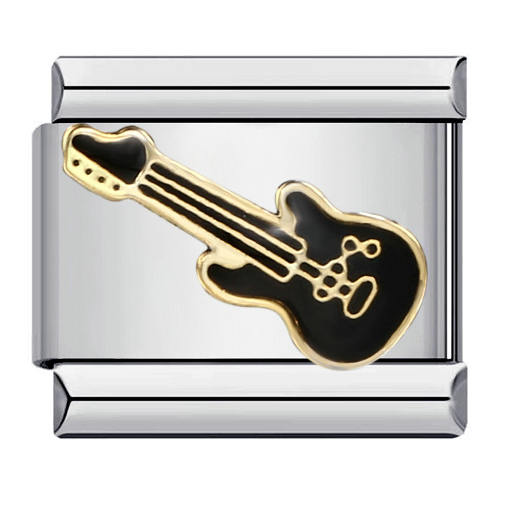 Music Theme Welded Italian Charm Stainless Steel