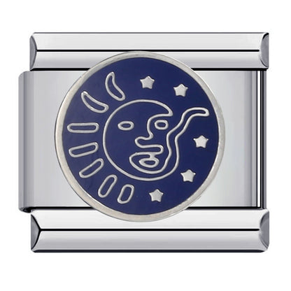 Starry sky universe series welding pattern italian module bracelet italian charm bracelet
