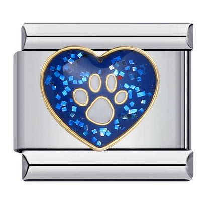 Color Enamel Paw Hook Stainless Steel Italian Charm Links