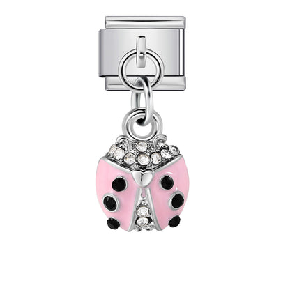 Single Animal Pendant Italian Modular Bracelet, Hook Strap Chain Italian Charm