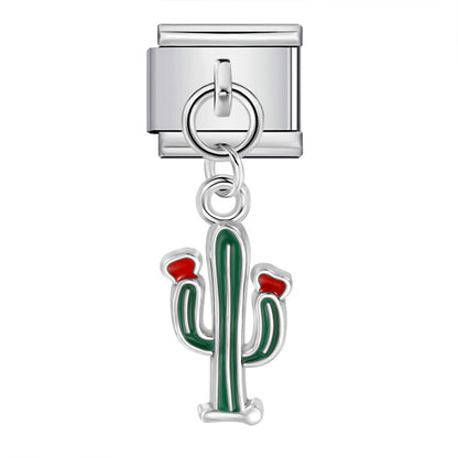 Cute Pendant Hook Style Stainless Steel Italian Charm Links