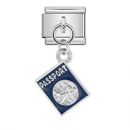 Cute Pendant Hook Style Stainless Steel Italian Charm Links