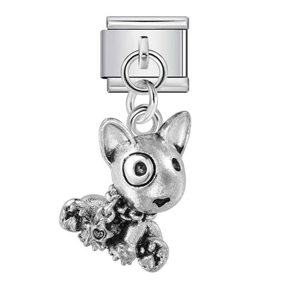 Single Animal Pendant Italian Modular Bracelet, Hook Strap Chain Italian Charm