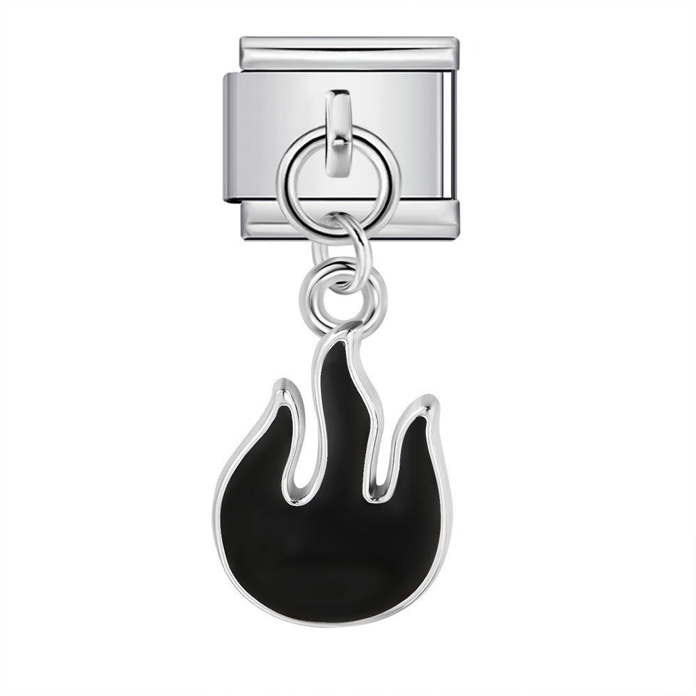 Cute Pendant Hook Style Stainless Steel Italian Charm Links