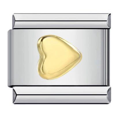 Gold Plated Enamel Italian Charm Stainless Steel