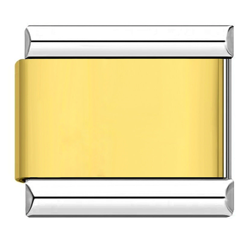 Single italian module bracelet diy gold-silver stainless steel bracelet italian charms