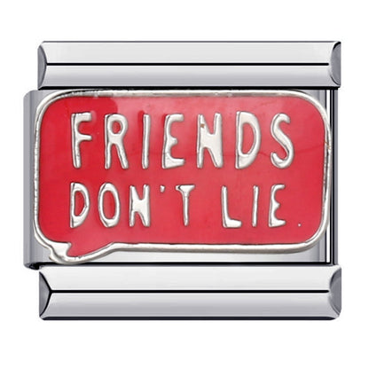 Friendship series stainless steel gold-plated welding diy italian module bracelet italian charm bracel