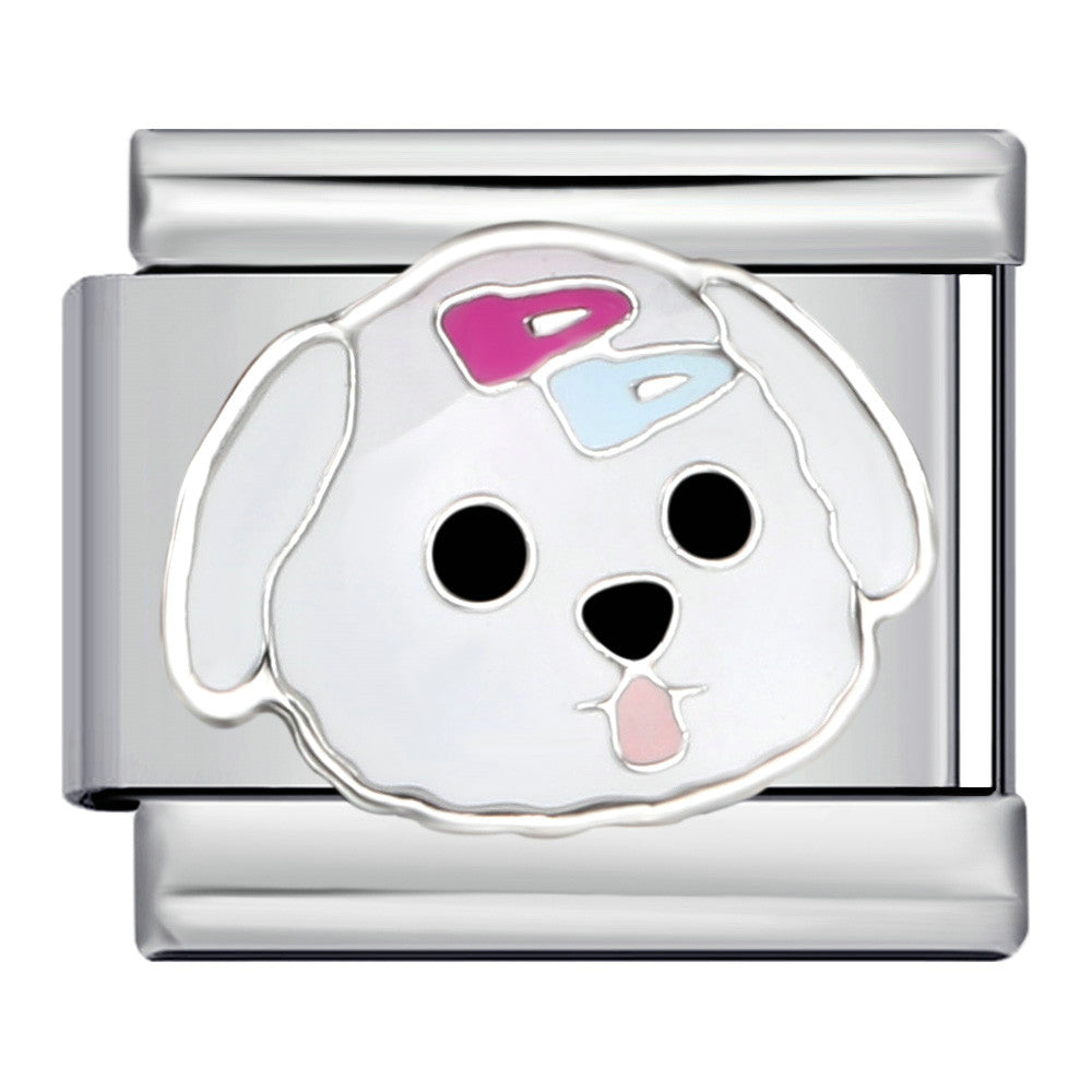 Color Enamel Paw Hook Stainless Steel Italian Charm Links