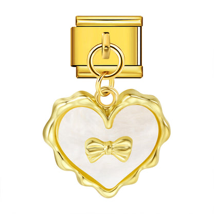 Cute Pendant Hook Style Stainless Steel Italian Charm Links