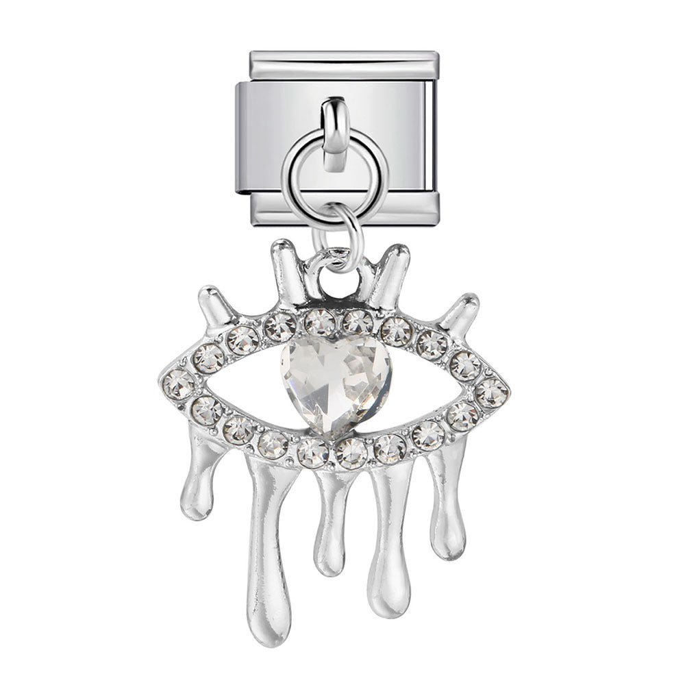 Cute Pendant Hook Style Stainless Steel Italian Charm Links