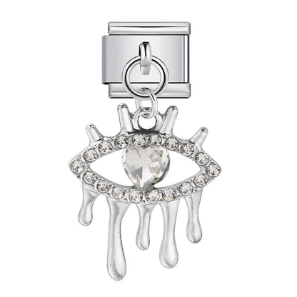 Cute Pendant Hook Style Stainless Steel Italian Charm Links