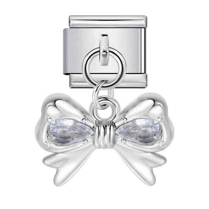 Cute Pendant Hook Style Stainless Steel Italian Charm Links