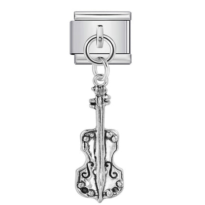 Musical Instrument Italian Charm Bracelet DIY Hook Charms