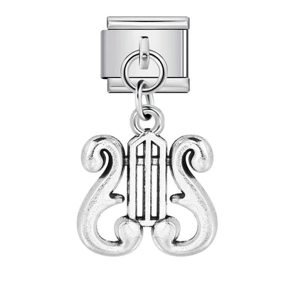 Musical Instrument Italian Charm Bracelet DIY Hook Charms